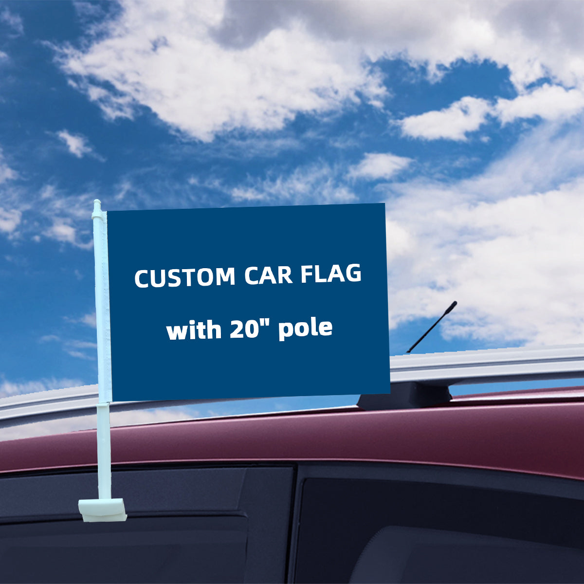 Personalized Car Flag,Custom Auto Window Flag
