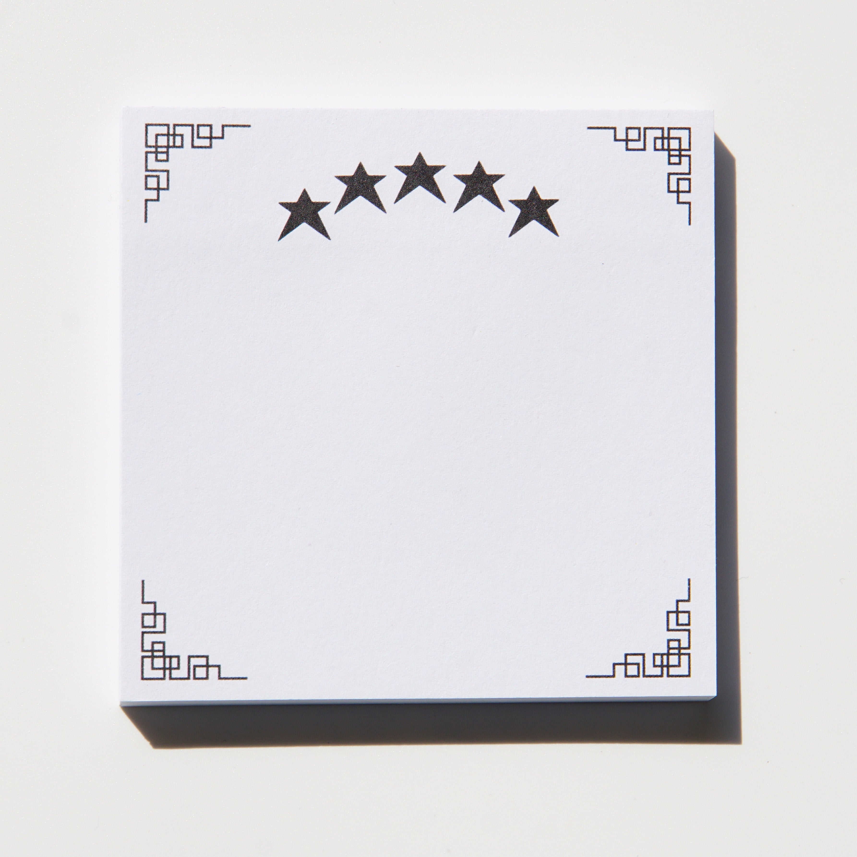 5 STAR STICKY NOTE