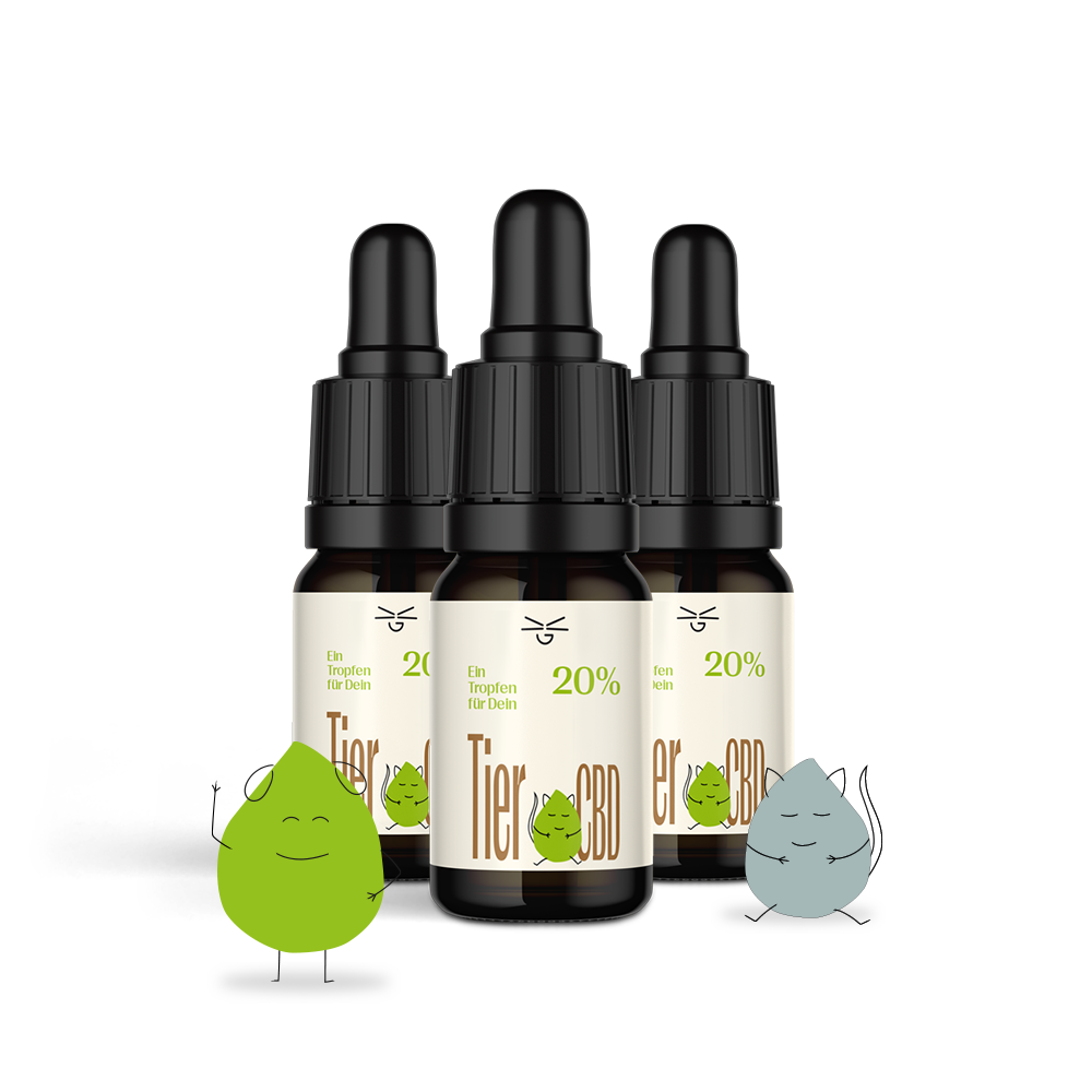 3er Set CBD Öl Tiere 20%