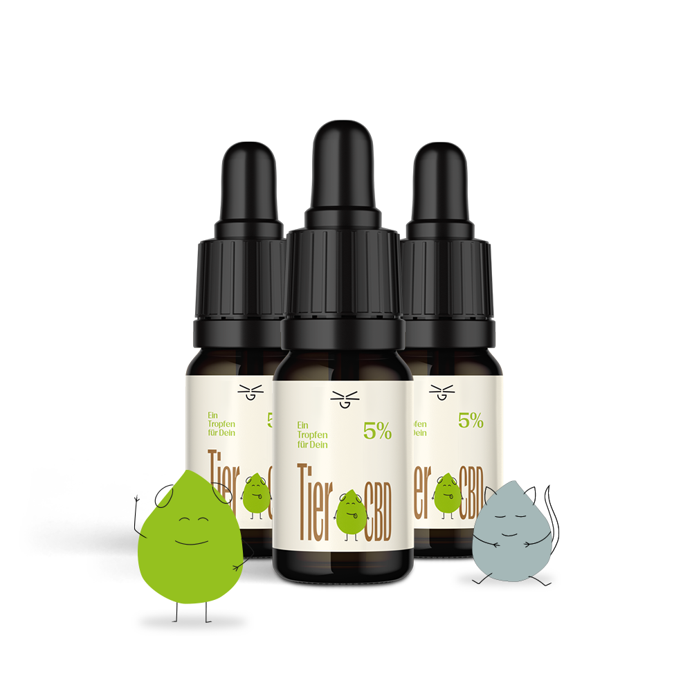 3er Set CBD Öl Tiere 5%