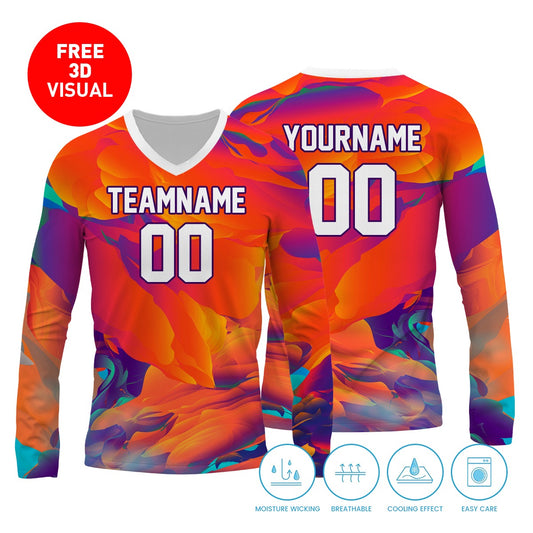 Short Sleeve V Neck (Full Dye Sublimation)#500001 – Fullypromoted