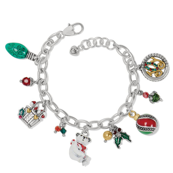 Heel & Bag Charm Bracelet Silver Multi