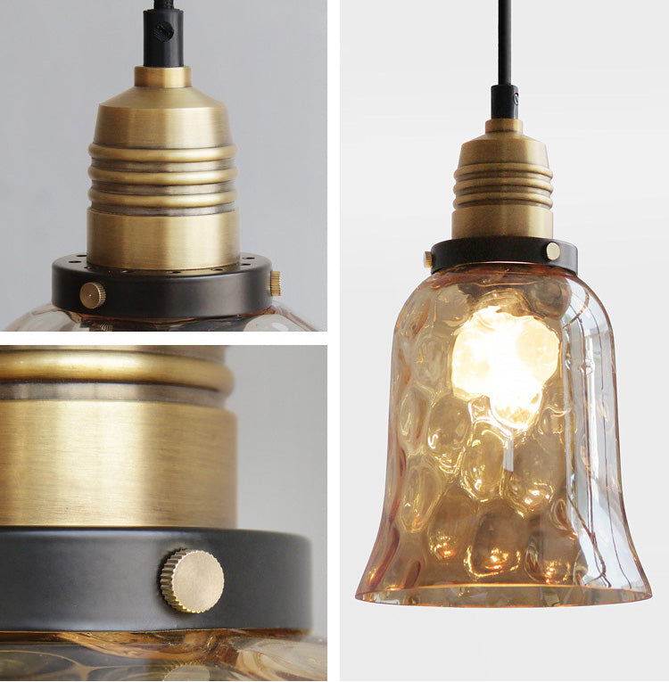 plug in glass pendant light