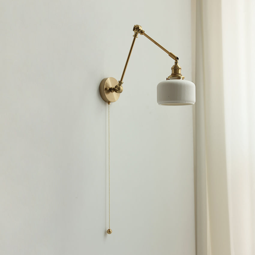 ceramic plug in wall sconce