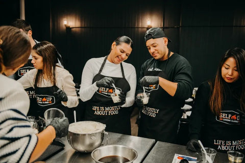 couple cooking