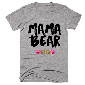 mama bear mother emoticons t-shirt – Shirtoopia