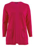 Lang cardigan fra Sandgaard. - pink