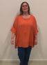 Chiffonbluse fra Pronto - orange