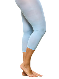 Mikrofiber leggings, 40 den - lyseblå