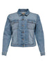 Denimjakke fra Only - lys denim