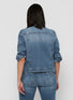 Denimjakke fra Only - lys denim