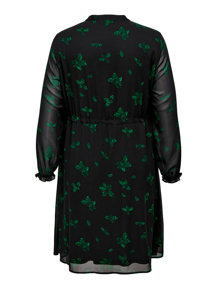 CARNOVA kjole fra Only - sort-grøn
