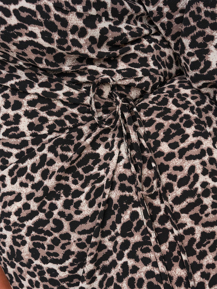 slå-om kjole, Only - leopard | Lis G