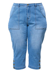 Clara capri denimbuks, Gozzip - lys denim