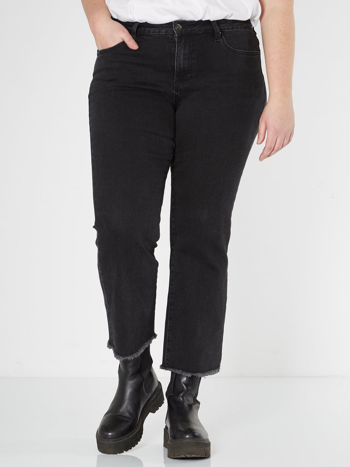 3/4 Jeans fra Zoey - sort