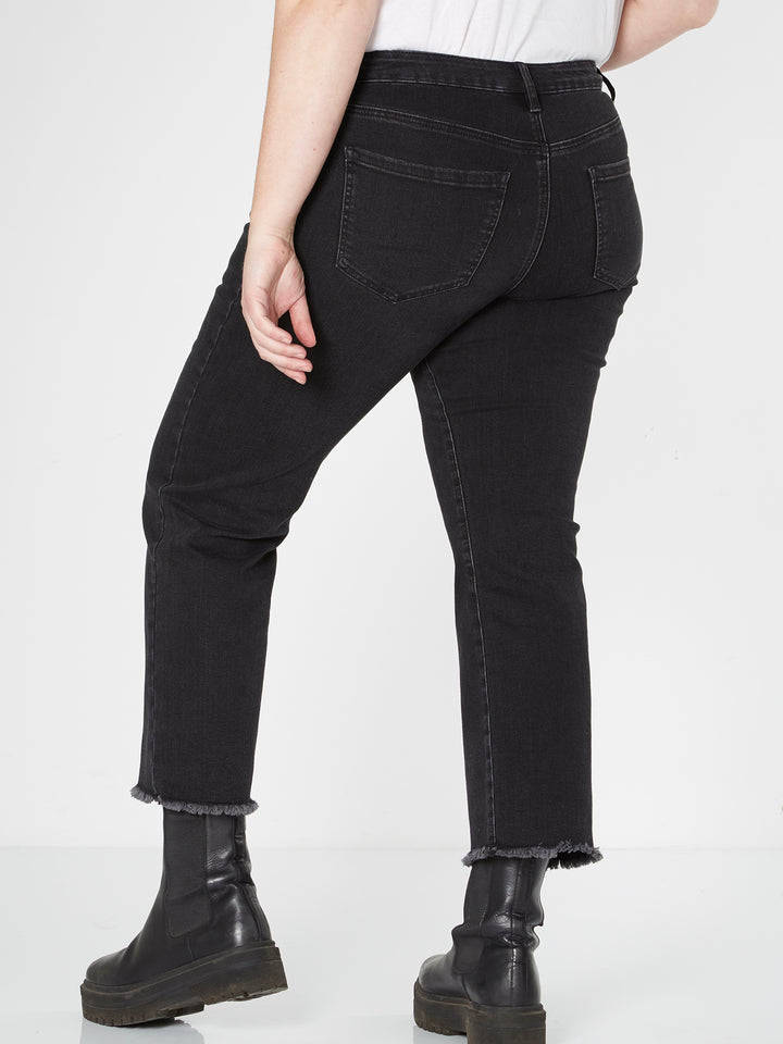 3/4 Jeans fra Zoey - sort