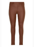 Coated leggingsbuks, Sandgaard - cognac