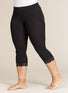 Leggings m/blonde, Sandgaard - sort