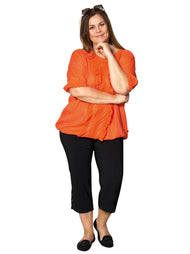 Flot bluse fra Adia - orange