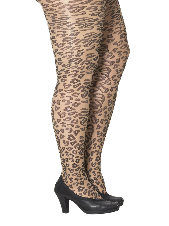 Leopard strømpebuks, Decoy - ambré