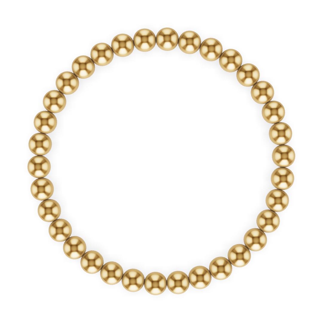 5MM Gold Ball Bracelet