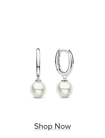 Ti Sento Pearl Drop earrings