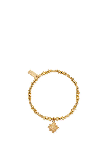 ChloBo Gold Iconic Initial Bracelet - Letter K