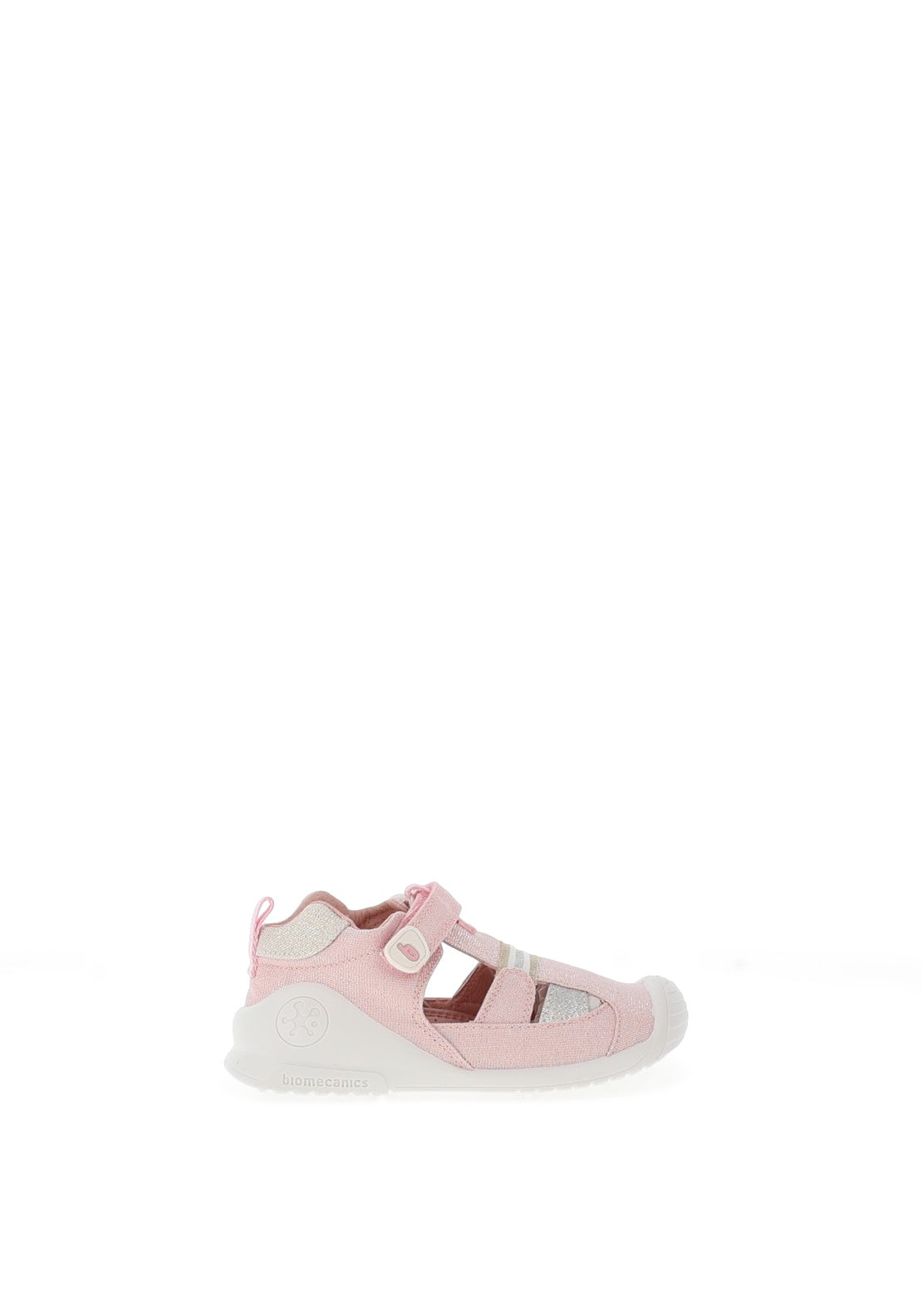 Biomechanics Baby Girls Glitter Closed Toe Sandals, Pink - McElhinneys