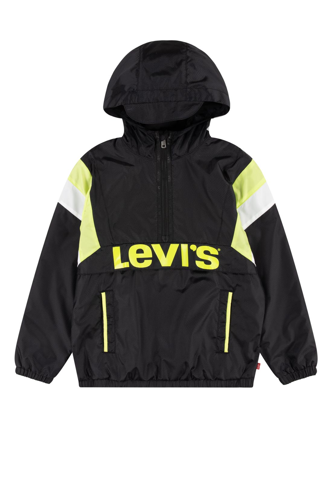 Levi's Boy Colour Block Anorak, Black - McElhinneys