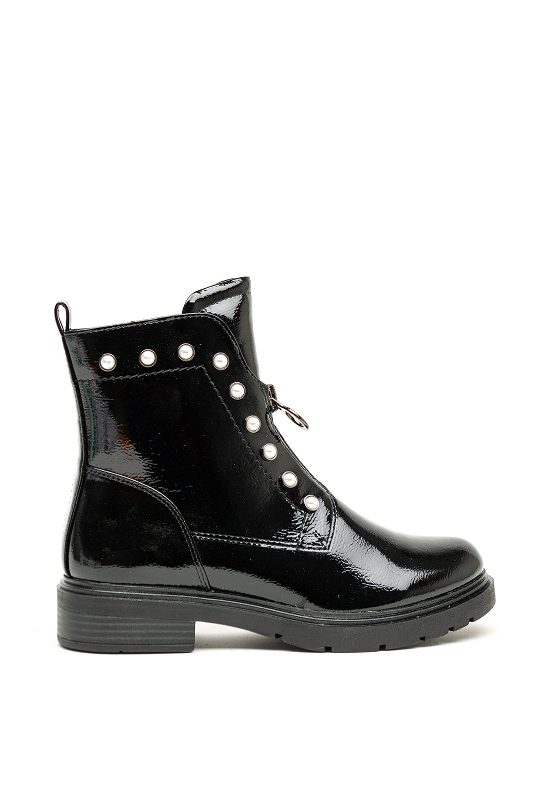 Marco Tozzi Zip Boots, Black - McElhinneys