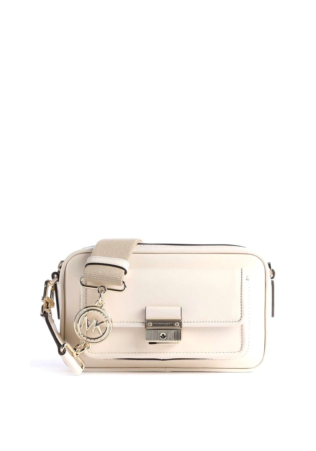 MICHAEL Michael Kors Bradshaw Crossbody Bag, Cream - McElhinneys