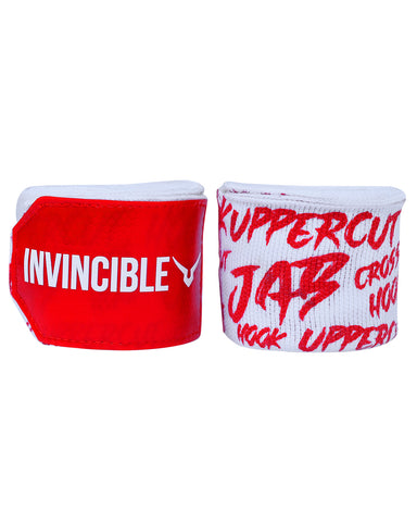 Invincible Printed Hand Wraps for Boxing