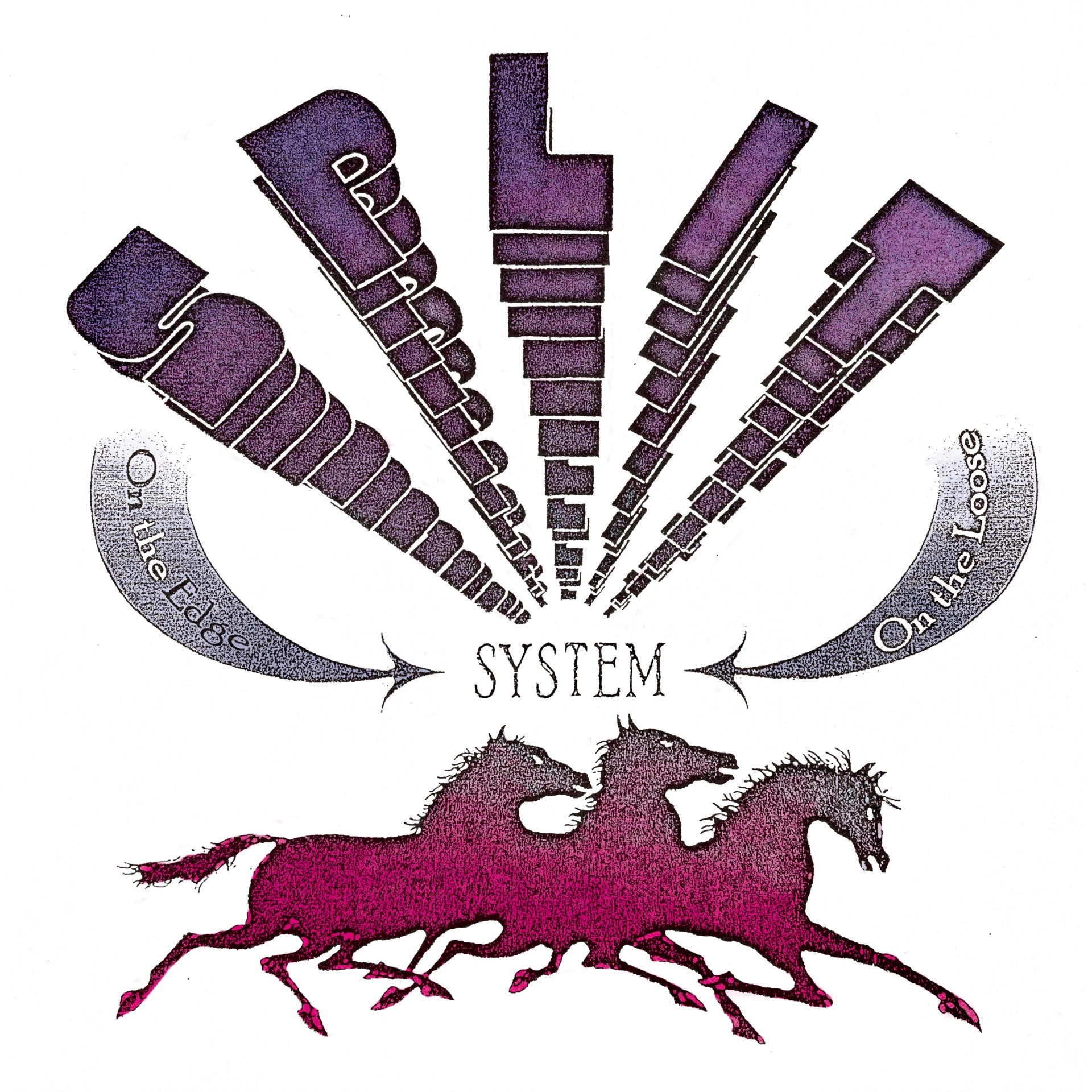 Split System -  On the Edge/On the Loose [IMPORT.  BLUE VINYL: Green Noise Exclusive] – New 7"