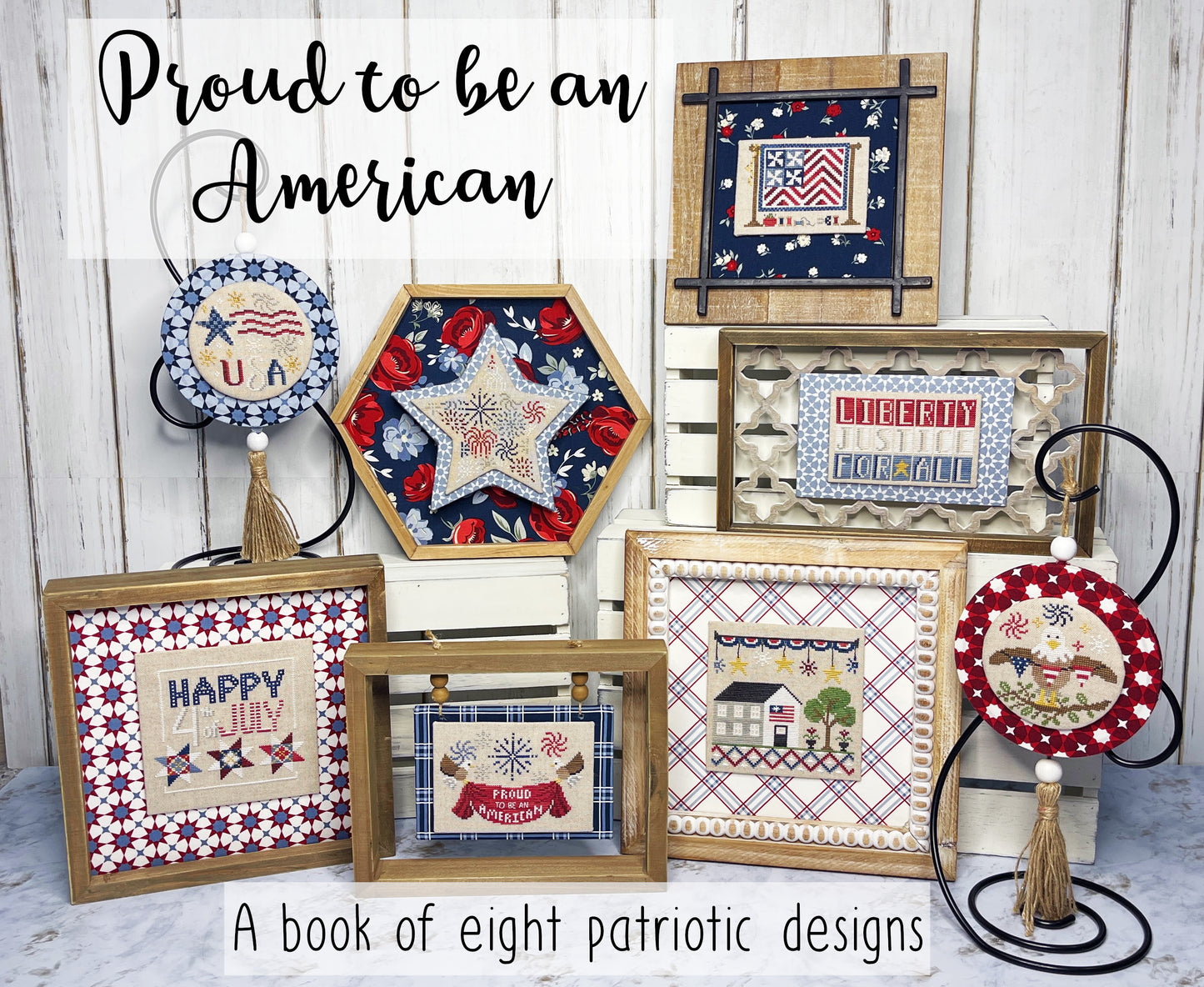 Proud to be an American Booklet by Little Stitch Girl