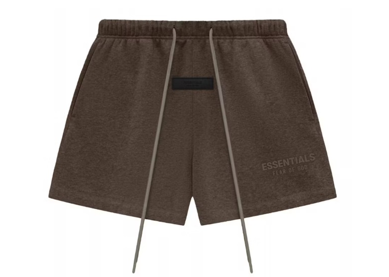 Fear of God Essentials Core Collection Sweatshort Heather Wood (SS24)