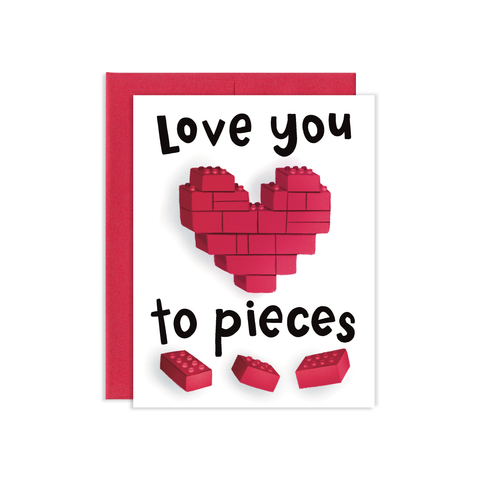 Love You To Pieces Fathers Day CArd