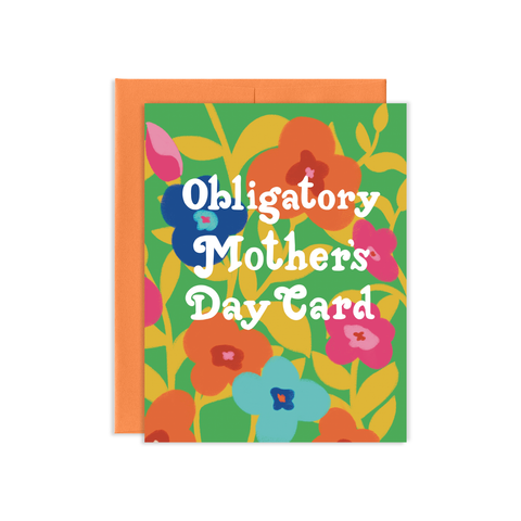 Obligatory Mother's Day floral mother's day greeting card