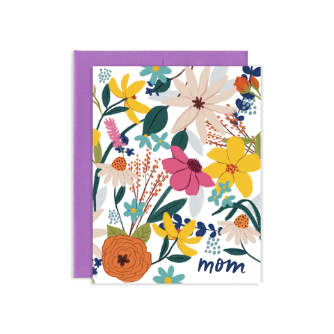 Floralmom mother's day greeting card