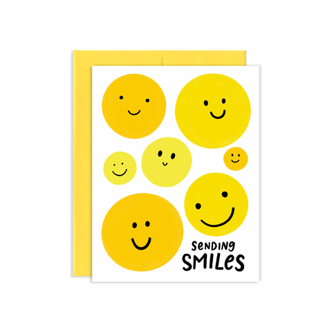 sending smiles greeting card