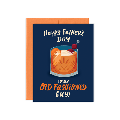 Old Fashioned Dad Greeting Card