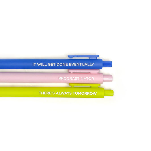 7PCS Funny Pens: Swear Words Daily Pen Kit