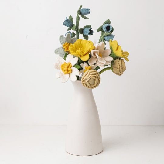 Global Goods Partners Handmade Felt Flower Bouquets, 23 Styles on