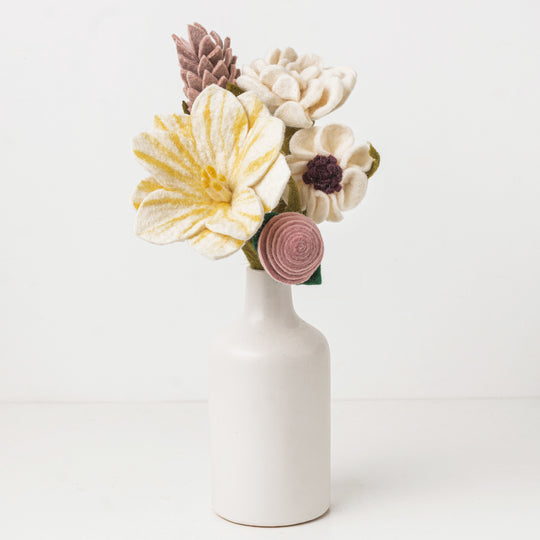 Global Goods Partners Desert Palm Felt Flower Bouquet