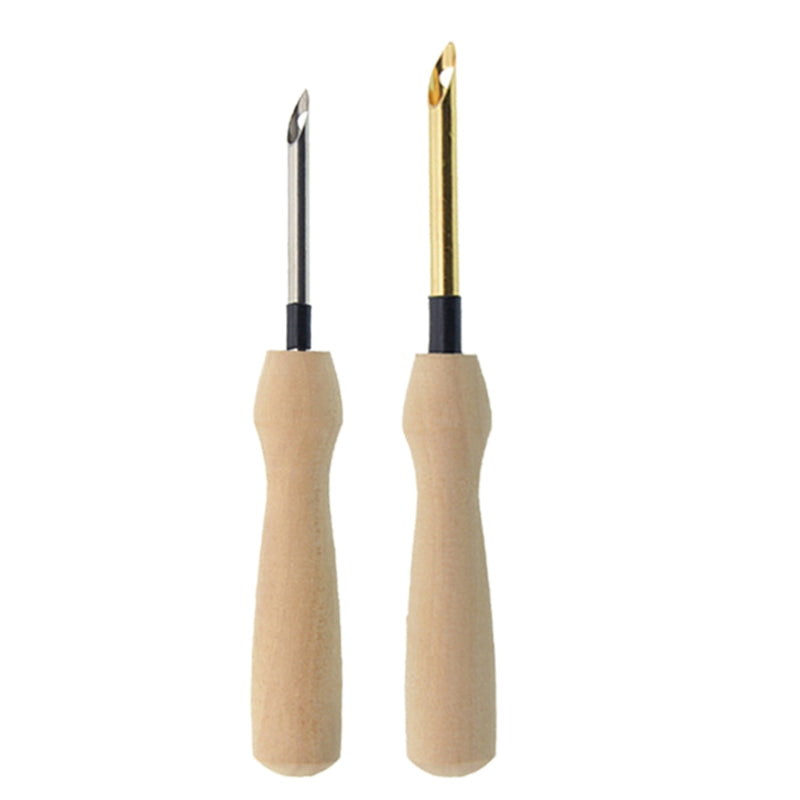 Craft Punch Needle Threader Wooden Handle