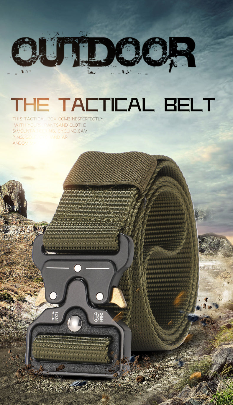 Men's Tactical Multi Function Combat Survival Belt