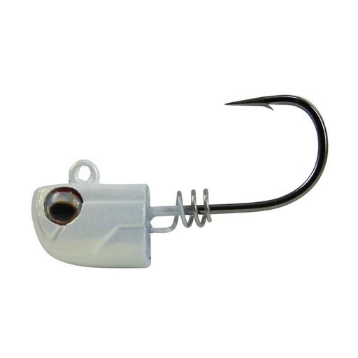 No Live Bait Needed Screw Lock Jig Heads for 8 Paddle Tails