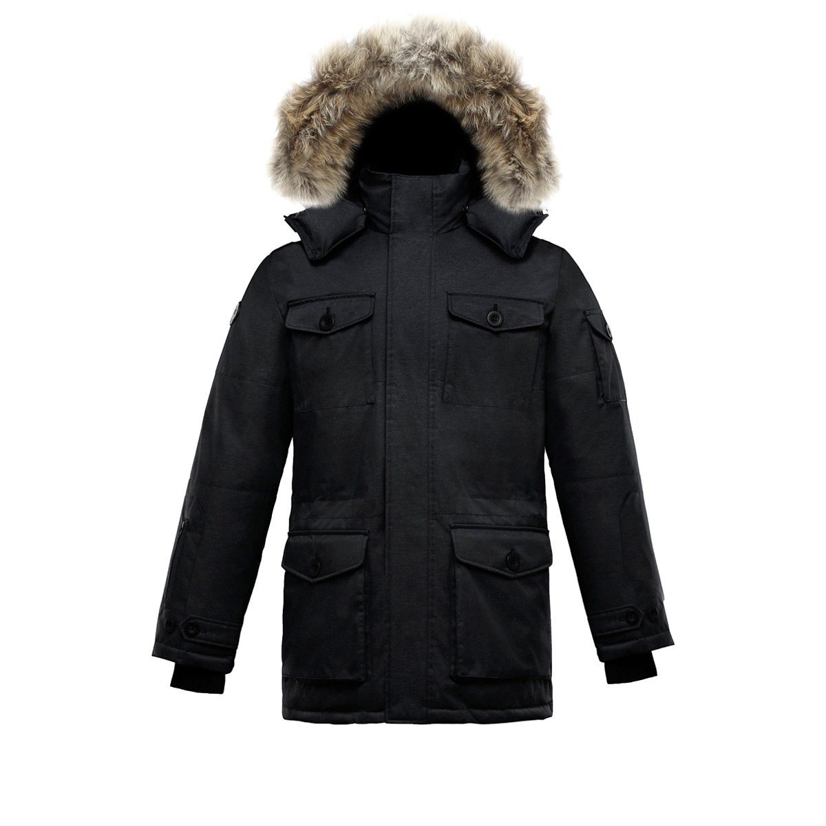 Eldridge Men's Long Down Parka With Hood | Triple F.A.T. Goose