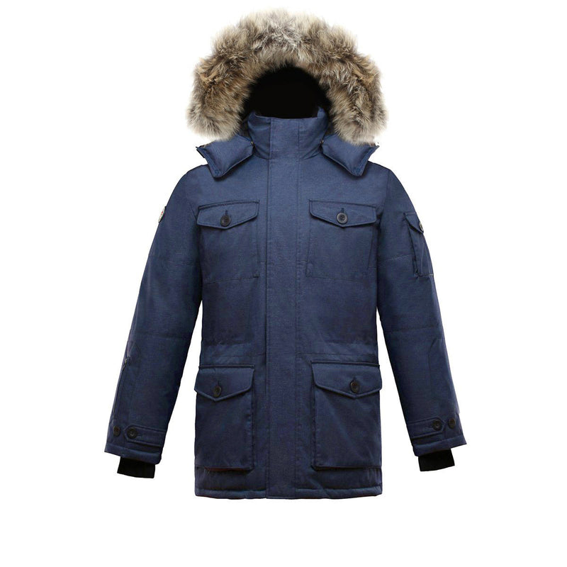 Eldridge Men's Long Down Parka With Hood | Triple F.A.T. Goose