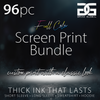 96pc Full Color Screen Print Bundle