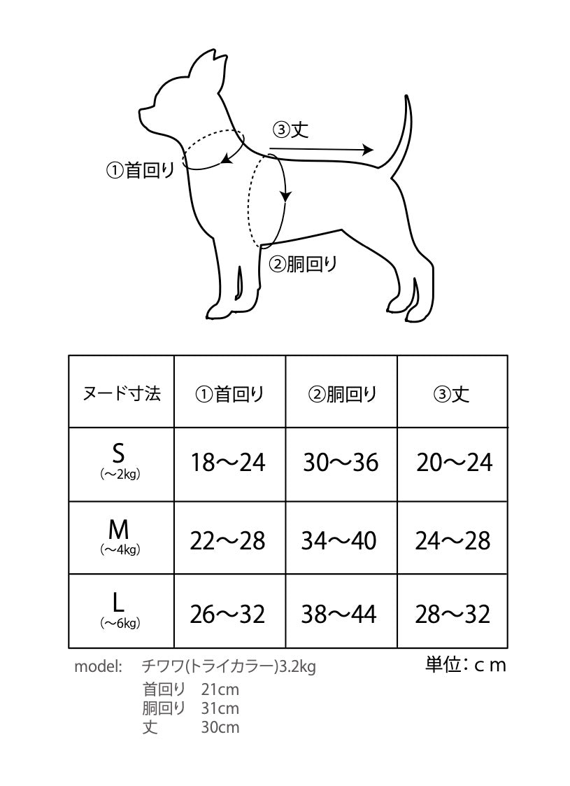 サイズチャート